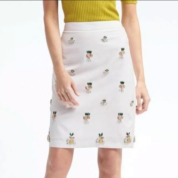 Pineapple beaded pencil skirt - Picture 1 of 2
